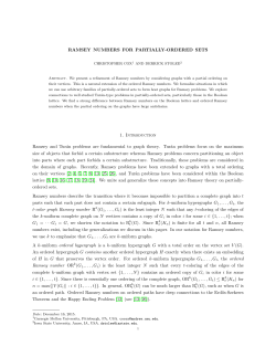 Ramsey numbers for partially-ordered sets
