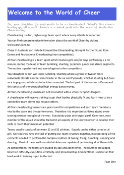 the World of Cheer - HIGHETT YOUTH CLUB