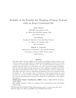 Stability of the Feasible Set Mapping of Linear Systems with