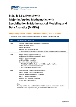 Applied Mathematics (MMDA)