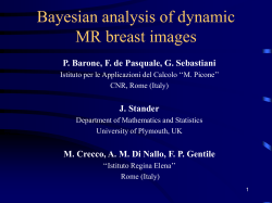 Mammographic image analysis - Iac-Cnr