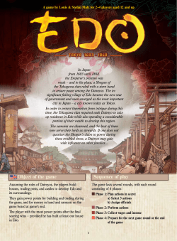 Object of the game Sequence of play