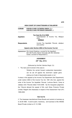 Carried forward unabsorbed depreciation cannot be set off with