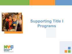 Raising the Bar for Students and Schools: Our Commitment to Action