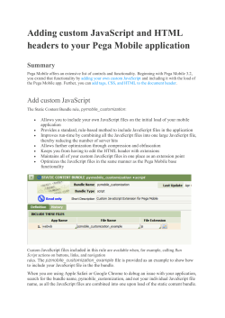 Adding custom JavaScript and HTML headers to your - PDN