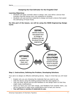 Step 3: Optimizing: Testing Protocol