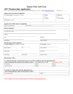 paperwork - Space Park Golf Club