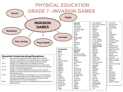 grades three and four physical education