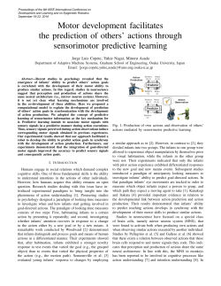 Motor Development Facilitates the Prediction of Others` Actions