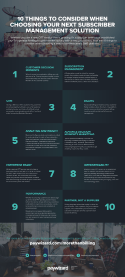 10 things to consider when choosing your next