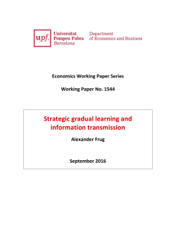 Strategic gradual learning and information transmission