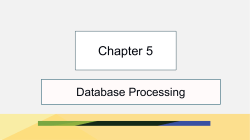 In-memory DBMS using SQL extension