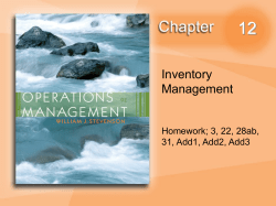 (units) Time Average cycle inventory Q Q