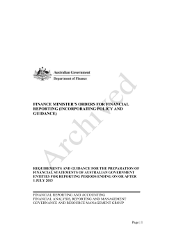 Finance Minister`s Order 2013-14