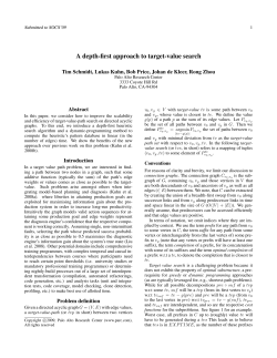 A depth-first approach to target