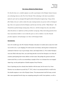 Figure 5: A simplistic look at how the Flex-Foot Cheetah