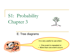 E Probability Tree Diagrams