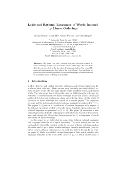 Logic and Rational Languages of Words Indexed by Linear Orderings