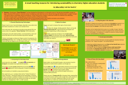 Green Chemistry - Nottingham Trent University