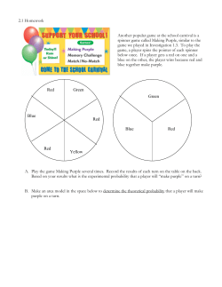 2.1 Homework Another popular game at the school carnival is a