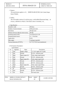Data sheet on Dynaimage DL403