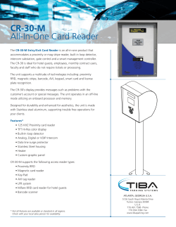 CR-30-M All-In-One Card Reader
