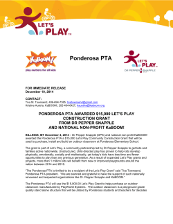 Ponderosa PTA
