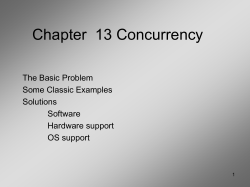 Processes and Threads