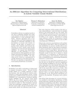 An Efficient Algorithm for Computing Interventional