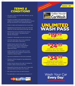unlimited wash pass - Golden Nozzle Car Wash