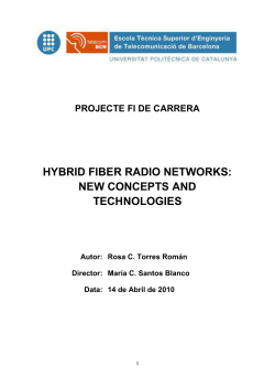 hybrid fiber radio networks: new concepts and
