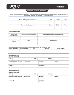 M7_ Provisional Affiliation