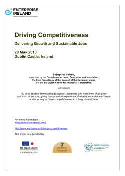 Driving Competitiveness - EU