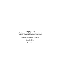 PershingLLC Statement of Financial Condition