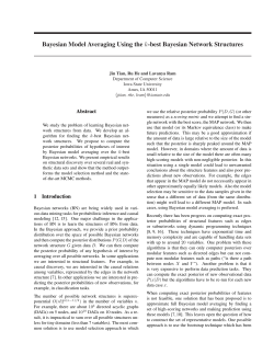 Bayesian Model Averaging Using the k