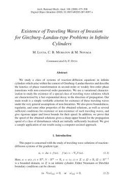 Existence of Traveling Waves of Invasion for Ginzburg&ndash;Landau