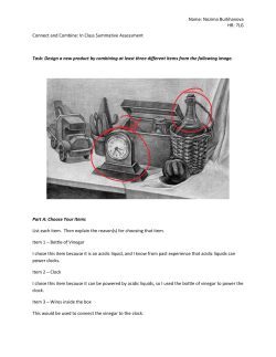 Creativty and Innovation &ndash; Assessment