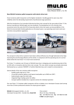 MULAG Fahrzeugwerk Heinz W&ouml;ssner GmbH u. Co. KG New