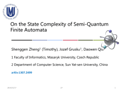 On the State Complexity of Semi