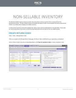 (rma) manage non-sellable batch