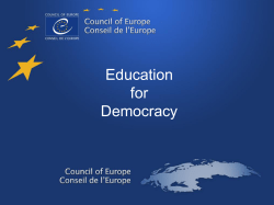 Monitoring: &laquo; Right to education