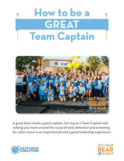 Team Captain Packet