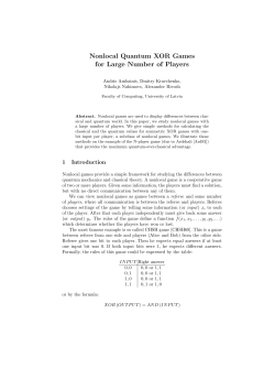 Nonlocal Quantum XOR Games for Large Number of Players