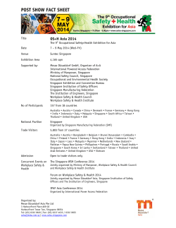 POST SHOW FACT SHEET