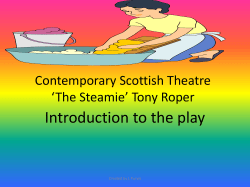 The Steamie - Dunoon Grammar School