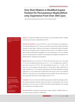 One-Shot Dilation in Modified Supine Position for