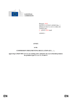 SANTE/11135/2015-EN ANNEX Rev, 1
