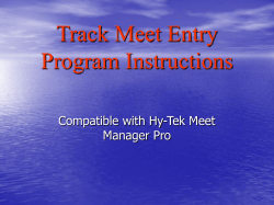 Track Meet Entry Program - Lewiston Consolidated School Sports Info
