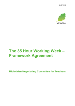 MNCT 17/03 35 Hour Working Time Agreement