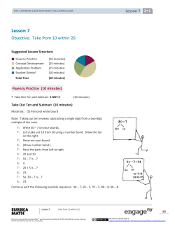 Grade 2 Mathematics Module 1, Topic B, Lesson 7